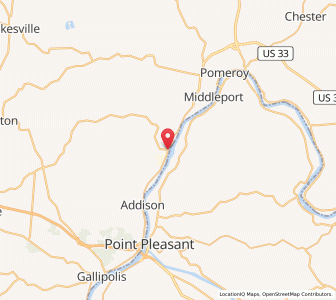 Map of Cheshire, Ohio