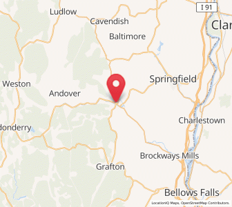 Map of Chester, Vermont