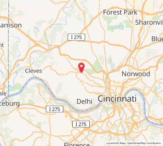 Map of Cheviot, Ohio