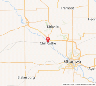 Map of Chillicothe, Iowa