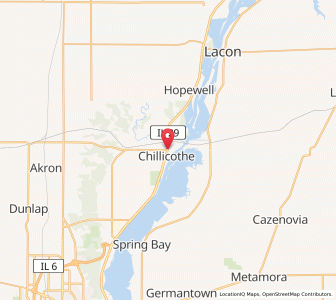 Map of Chillicothe, Illinois