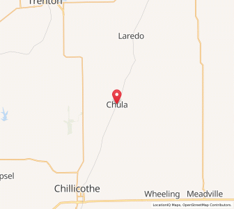 Map of Chula, Missouri