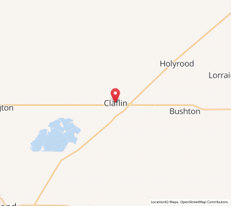 Map of Claflin, Kansas