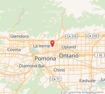 Map of Claremont, California