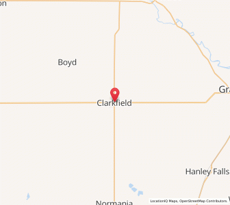 Map of Clarkfield, Minnesota
