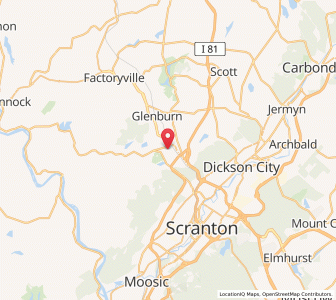 Map of Clarks Summit, Pennsylvania