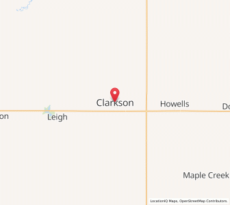 Map of Clarkson, Nebraska