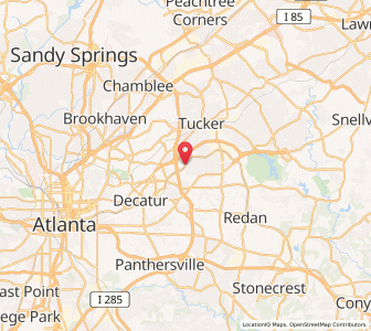 Map of Clarkston, Georgia