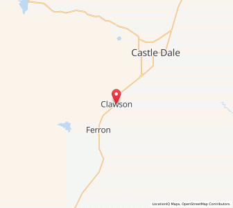 Map of Clawson, Utah