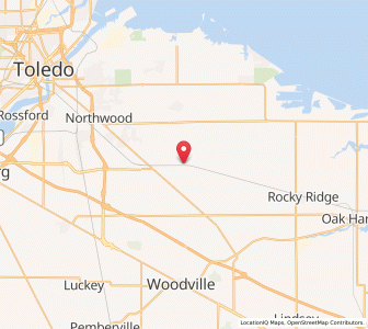 Map of Clay Center, Ohio