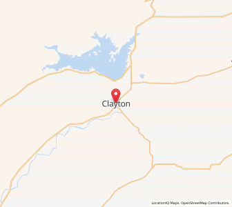 Map of Clayton, Oklahoma
