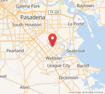 Map of Clear Lake, Texas