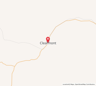 Map of Clearmont, Wyoming