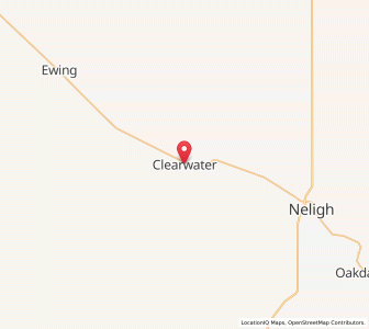 Map of Clearwater, Nebraska
