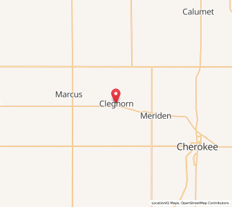 Map of Cleghorn, Iowa