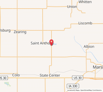 Map of Clemons, Iowa