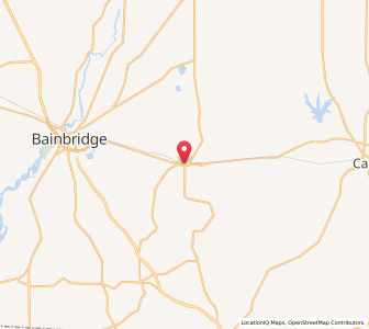 Map of Climax, Georgia