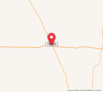 Map of Clines Corners, New Mexico