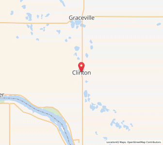 Map of Clinton, Minnesota
