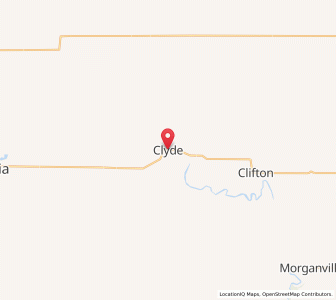 Map of Clyde, Kansas