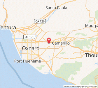 Map of CMA - Camarillo International Airport, California