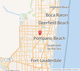 Map of Coconut Creek, Florida