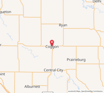 Map of Coggon, Iowa