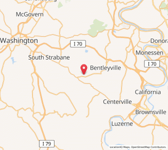 Map of Cokeburg, Pennsylvania