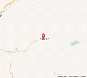 Map of Collbran, Colorado