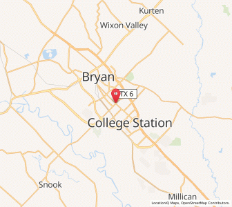 Map of College Station, Texas