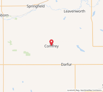 Map of Comfrey, Minnesota