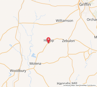 Map of Concord, Georgia