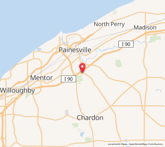 Map of Concord, Ohio