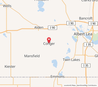 Map of Conger, Minnesota