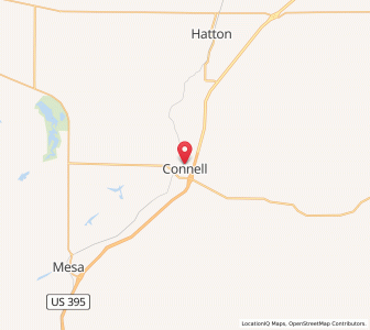 Map of Connell, Washington