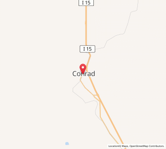 Map of Conrad, Montana