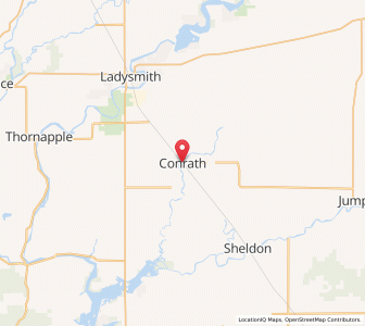 Map of Conrath, Wisconsin