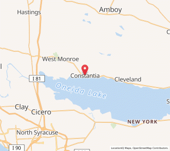 Map of Constantia, New York