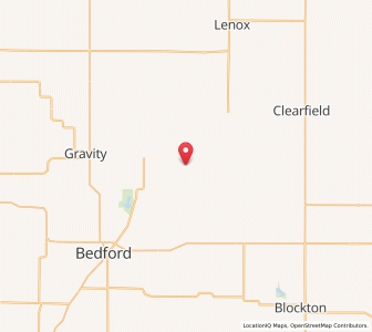 Map of Conway, Iowa
