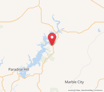 Map of Cookson, Oklahoma