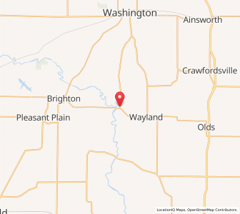 Map of Coppock, Iowa