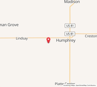 Map of Cornlea, Nebraska