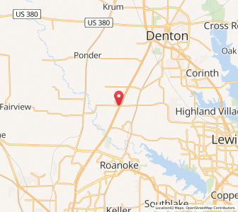 Map of Corral City, Texas