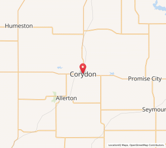 Map of Corydon, Iowa