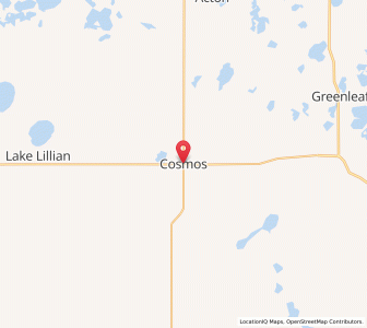 Map of Cosmos, Minnesota