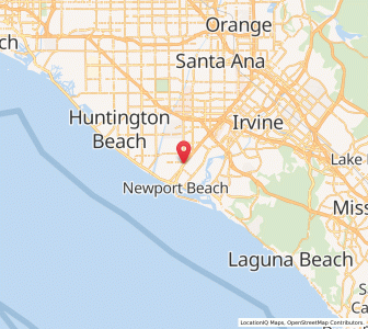 Map of Costa Mesa, California