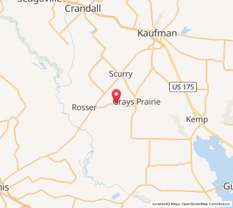 Map of Cottonwood, Texas