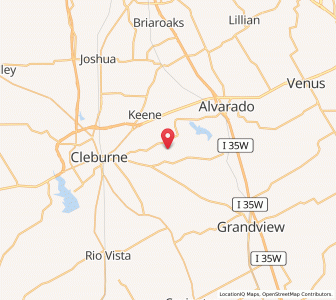 Map of Coyote Flats, Texas