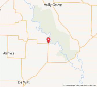 Map of Crocketts Bluff, Arkansas