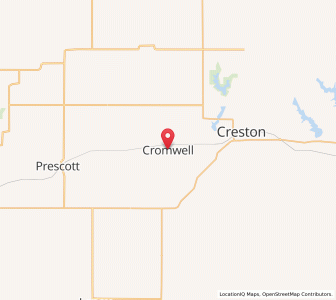 Map of Cromwell, Iowa